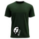 Hello Panda-Printed T Shirt - Bottle Green