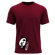 Hello Panda-Printed T Shirt - Maroon