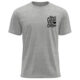 Keep Calm With Coffee-Printed T Shirt - Grey