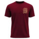 Keep Calm With Coffee-Printed T Shirt - Maroon